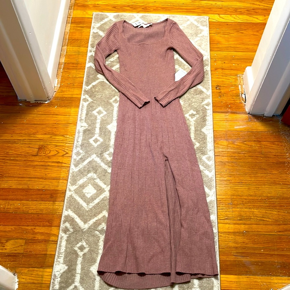 Astr the label ribbed dress.